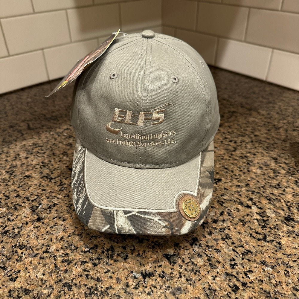 Realtree Hardwoods HD Camo 12 Gauge Baseball Hat Cap Gray New